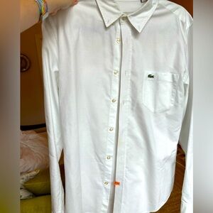 Mens Lacoste Oxford long sleeve